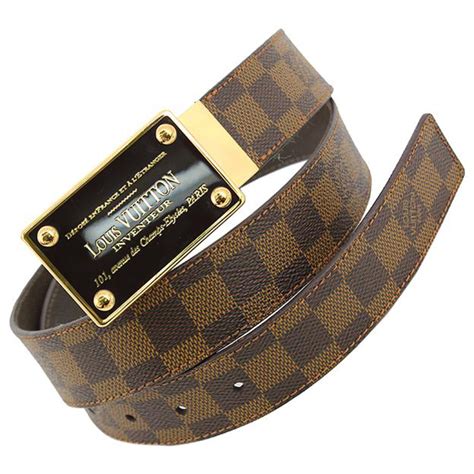 dark brown louis vuitton belt|louis vuitton belt men black.